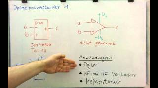 Elektronik  OPV 1  Was ist ein Operationsverstärker [upl. by Zurciram]