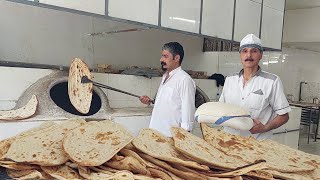 The most famous Iranian lavash bread ovenbaked lavash bread [upl. by Avah]