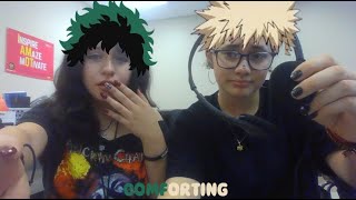 deku and bakugo comfort you to sleep in classs 💕💕💕💕💕🤣🤣🤣🤣❤ [upl. by Eimoan]