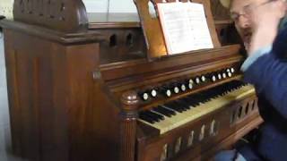 Antique Estey Pump Organ quotHow Firm a Foundationquot [upl. by Meekar]