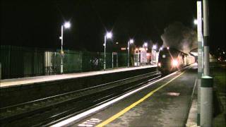 34067 Tangmere accelerating through Shoreham by Sea 101211 [upl. by Ruamaj436]