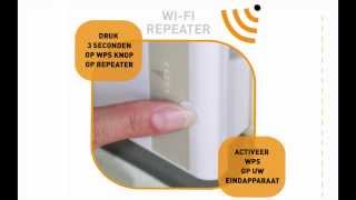 Wifi repeater installatie [upl. by Etnovad]