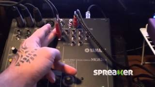 Spreaker with Skype  Taking calls using an external Mixer [upl. by Duthie193]