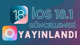 iOS 181 GÜNCELLEMESİ YAYINLANDI [upl. by Chamkis]