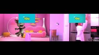 Talking tom show Sparta base remix parison real video vs rip off video [upl. by Chapin463]