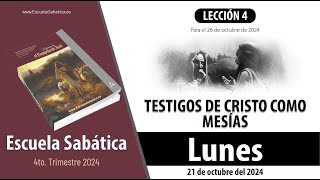 Escuela Sabática  Lunes 21 de octubre del 2024  Lección Alumnos [upl. by Ecinwahs926]