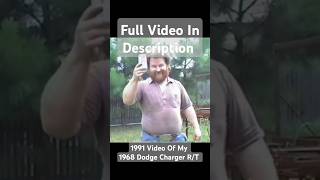 1991 Video Of My 1968 Dodge Charger RT mopar dodgecharger vintage [upl. by Arondell629]