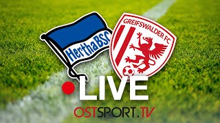 LIVE Hertha BSC II vs Greifswalder FC  Regionalliga Nordost  SP25 [upl. by Francis765]