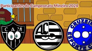 Participantes do Campeonato Mineiro 2024 [upl. by Willock]