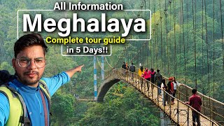 Complete Travel Guide Meghalaya 2023  Meghalaya Tourist Places  All Information anilkumarvlog [upl. by Nuahsor108]