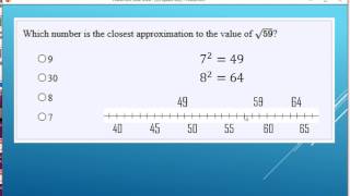 Estimate Square Root to the Nearest Whole Number [upl. by Dovev]