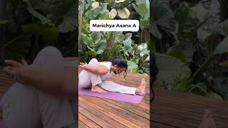 Marichya Asana A amp B  Ashtanga Yoga Bali Yoga Teacher Training Center [upl. by Ojyram]