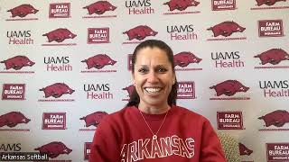 Arkansas Head Coach Courtney Deifel Pre Alabama Media Session [upl. by Atiuqcir]