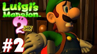 Luigis Mansion 2 HD  A2 GEAR UP  FOYER FINDING ALL 4 GEARS  PART 2  PLAYTHROUGH  GAMEPLAY [upl. by Isleen]