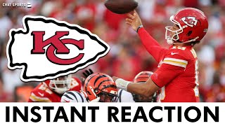 INSTANT REACTION Chiefs vs Bengals NFL Week 2 Patrick Mahomes Highlights From Comeback Win [upl. by Ailisec]