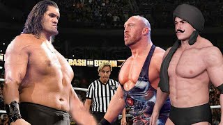 Dara Singh Ryback vs Great Khali Match [upl. by Jenn]