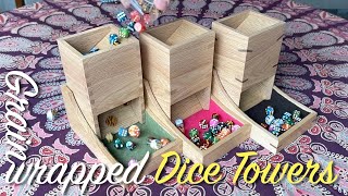 Making GrainWrapped Dice Towers [upl. by Coit]