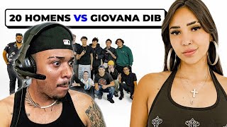 RANGELZIN REAGINDO 20 HOMENS vs GIOVANA DIB [upl. by Yv]