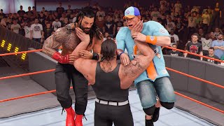 WWE 2K24 Braun Strowman John Cena Roman Reigns Dominik Mysterio Gauntlet Survival [upl. by Othilie]