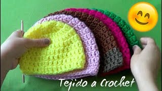 GORRO quotCOSTAquot  FACIL A CROCHET PASO A PASO  Daniis Ways ♡ [upl. by Akimal819]