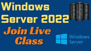 Windows Server 2022 Live Training  Complete Active Directory Course [upl. by Llehsyar]