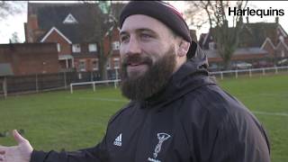 Absolute GOLD from Joe Marler  Bath preview turns into impression of Irish horse [upl. by Onivla]