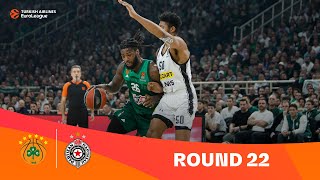 PanathinaikosPartizan  Round 22 Highlights  202324 Turkish Airlines EuroLeague [upl. by Cormier]