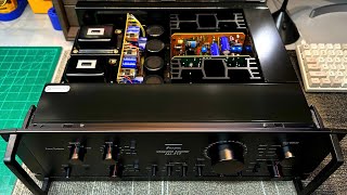 Sansui AU717 Integrated Amplifier Restoration [upl. by Suolhcin178]