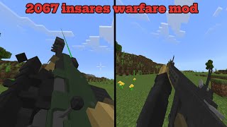 2067 insares warfare mod for MCPE new call of duty mod replacement [upl. by Winer525]