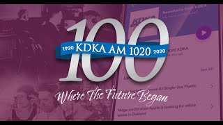 KDKA 1020 Pittsburgh  KDKA’s 100th Anniversary  November 2 2020  Radio Aircheck [upl. by Aristotle]