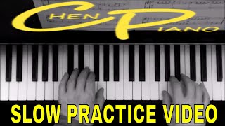 Allemande  Grade 1 Trinity Piano SLOW PRACTICE VIDEO [upl. by Alli]