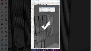 ✅New update in Sketchup with 1001 bit tools sketchup viral shorts [upl. by Conrade]