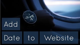 How To Add Date To Website  How To Format Date  JavaScript [upl. by Ssur]