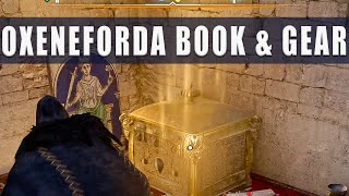 Assassins Creed Valhalla Oxeneforda Book of Knowledge and Gold Gear chest [upl. by Rosco]