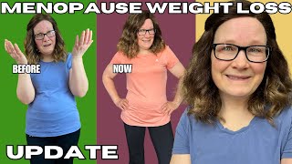 Update amp how Im losing the menopause weight Menopause weight loss [upl. by Patman]