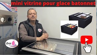 La mini vitrine à glace bâtonnet ou Gelato glace en bac [upl. by Ainod]