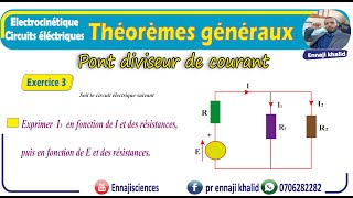 Pont diviseur de courant Exercice 3 [upl. by Circosta]