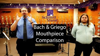 BACH VS GRIEGO Bach and Griego Mouthpiece Comparison [upl. by Kursh135]