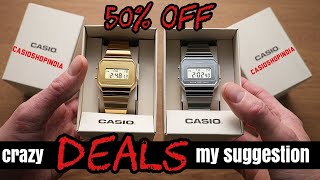 50 offer on casio and g shock Watches MY SUGGESTION go now [upl. by Eca]