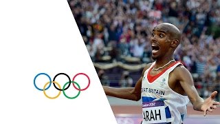 Mo Farah Wins Mens 5000m Gold  London 2012 Olympics [upl. by Iras851]