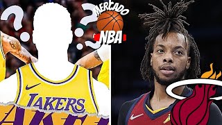 Lakers ASSINA com pivô  Darius Garland JOGADOR do Heat  Mercado NBA [upl. by Enilecram673]