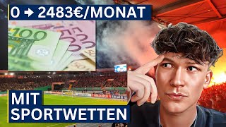 Sportwetten Profi enthüllt So verdienst du 2483€ pro Monat mit Sportwetten🤑  Sportwetten Tipps [upl. by Ennovyahs]