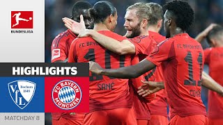 Bayern Cruise to Victory in Bochum  VfL Bochum 1848  FC Bayern München 50  Highlights  MD 8 [upl. by Jenelle]