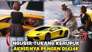 Pedagang kerupuk di usir Setelah liat lamborghini malu sendiri [upl. by Feld]