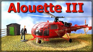 Alouette III Helicopter 172 scale [upl. by Narual28]