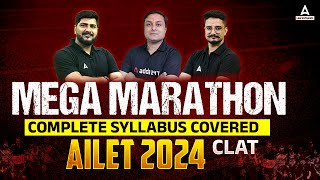 AILET 2024 MEGA Marathon Class  Complete Syllabus Revision for AILET Exam  AILET 2024 Preparation [upl. by Allie]