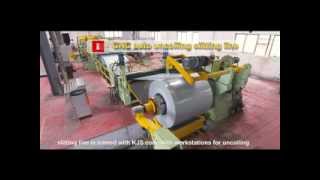 auto slitting machineslitting line for steel 2013 [upl. by Bertle]