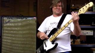 1972 Fender Bassman Ten Demo with Geddy Lee Jazz Bass [upl. by Lucita]