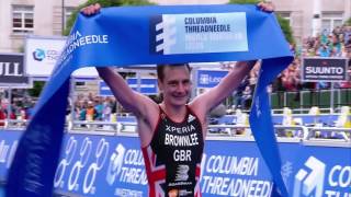 2016 Columbia Threadneedle World Triathlon Leeds  Elite Mens Highlights [upl. by Llenyl89]