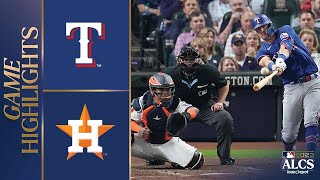 Rangers vs Astros ALCS Game 1 Highlights 101523  MLB Highlights [upl. by Malchus]